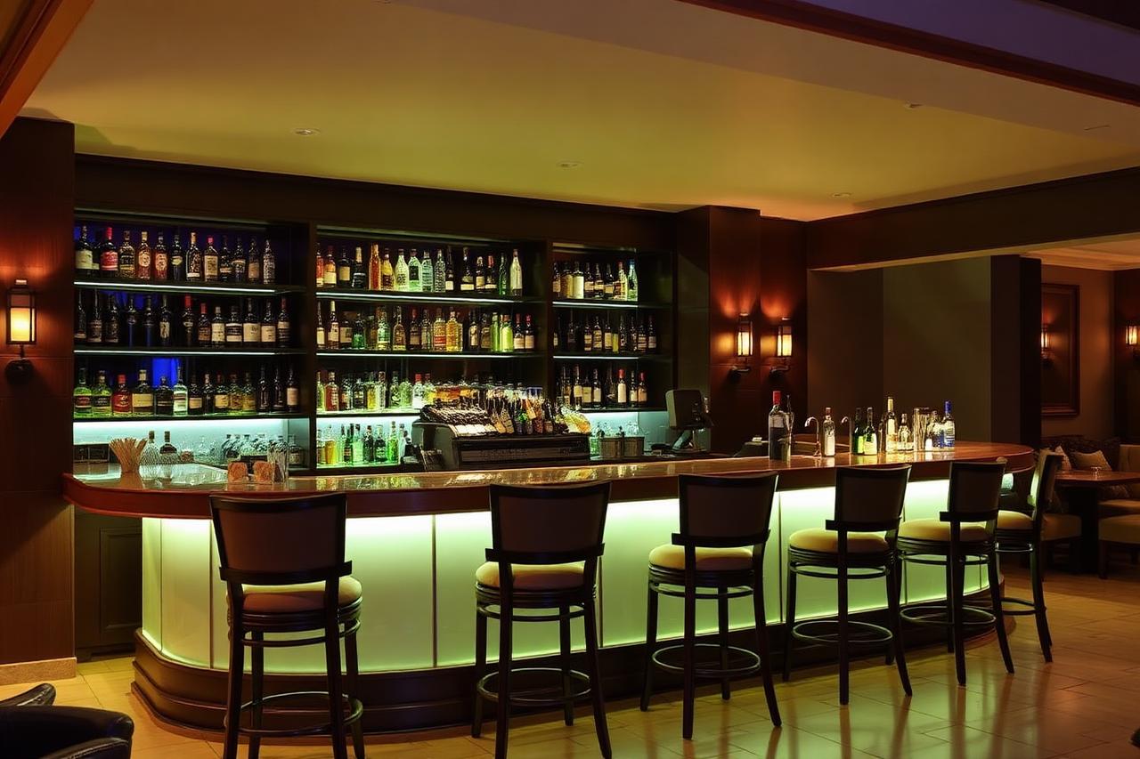 Cocktail bar & drinks counter