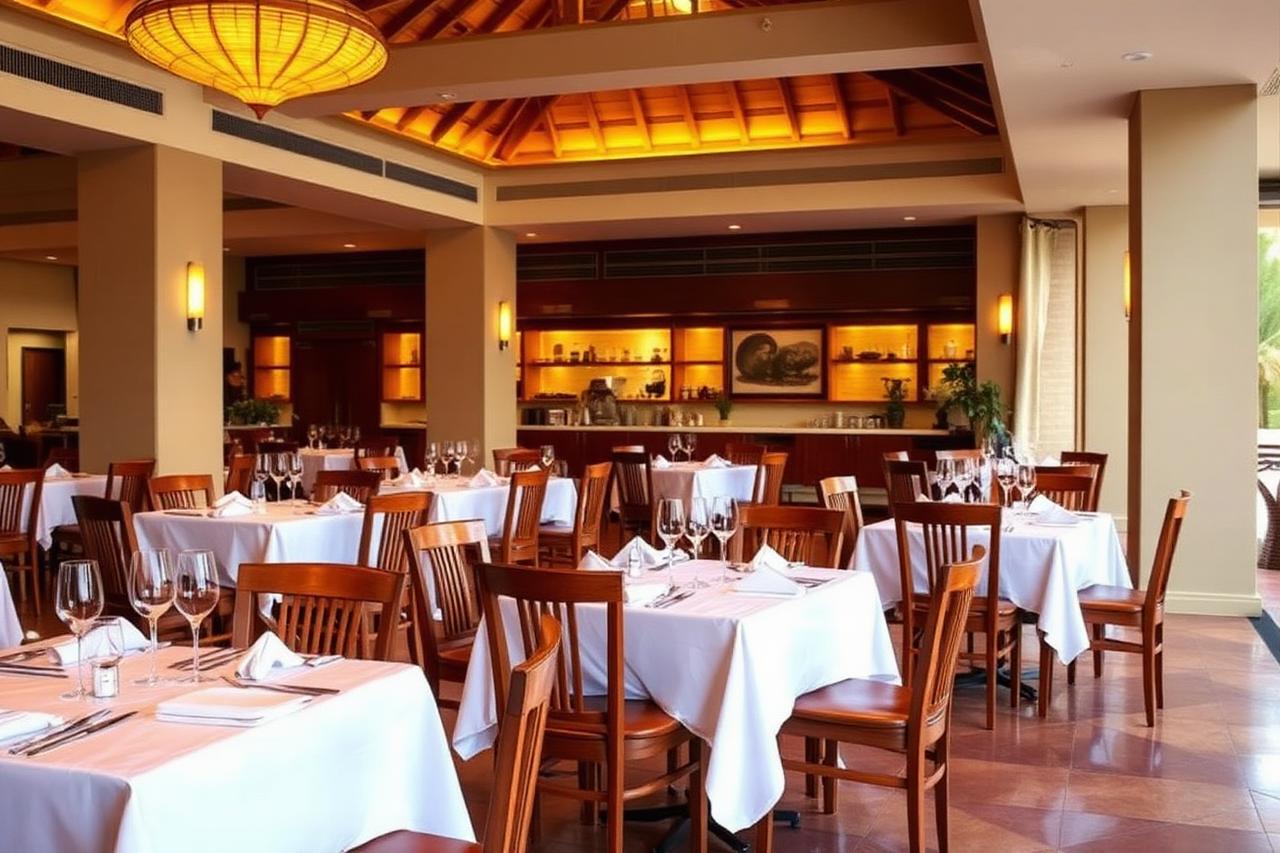 Restaurant dining hall